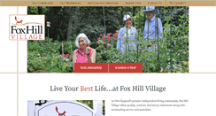 Desktop Screenshot of foxhillvillage.com